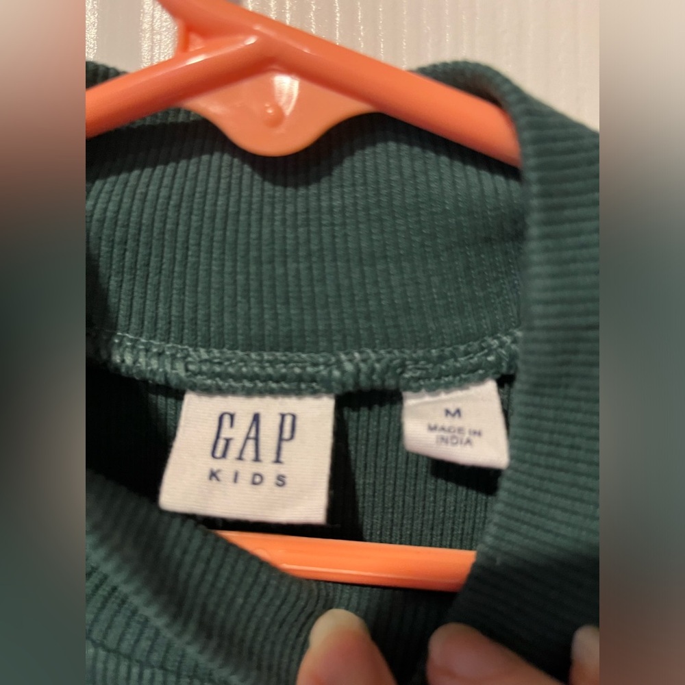 Girls size M Hunter Green dress from Gap - Picture 2 of 8